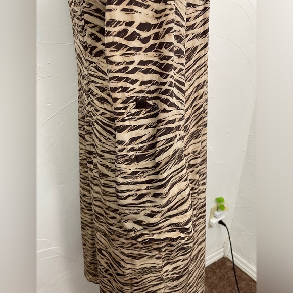 Ellen Tracy 100% Silk Sequoia Midi Dress - Picture 5 of 14